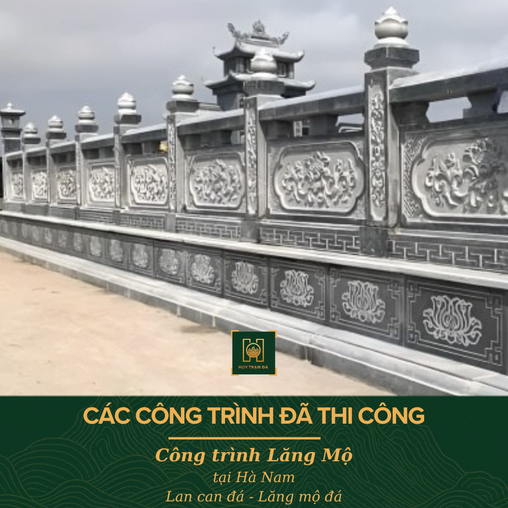 Lan Can Đá Lăng Mộ - Đá Xanh Thanh Hóa