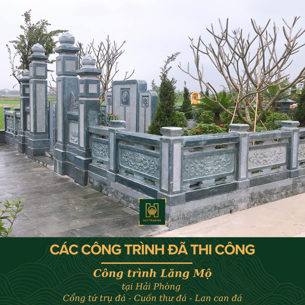 Lan Can Khu Lăng Mộ Đá Thanh Hóa - Mẫu Lan Can Khu Lăng Đá Thanh Hóa