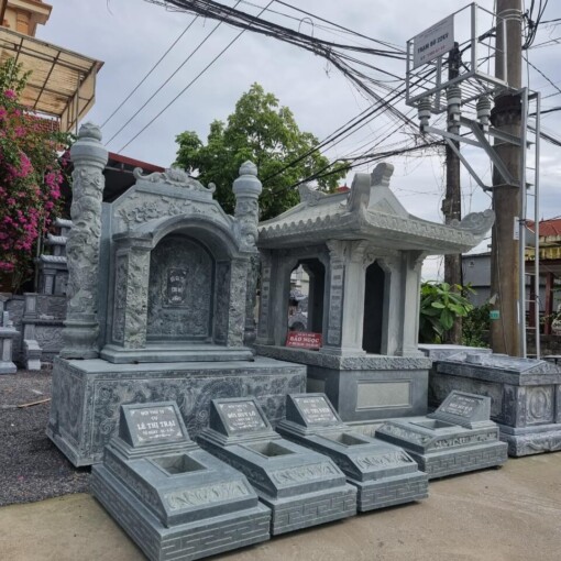 Mộ đá nguyên khối - Báo Giá 100 Mẫu mộ đá đẹp nhất được ưa chuộng tại Ninh Bình