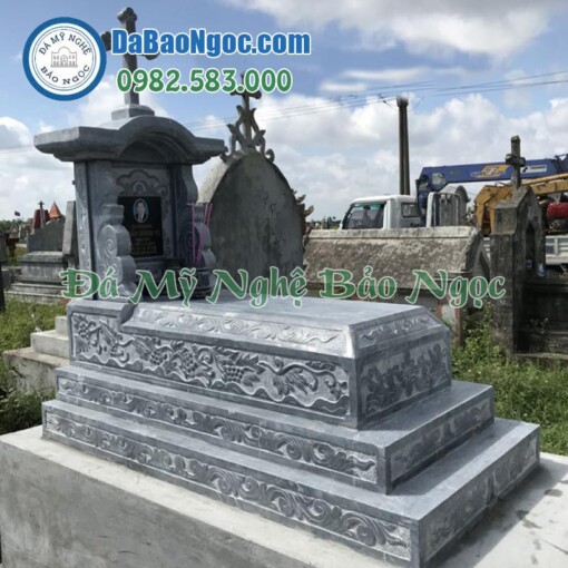 Top 79 mẫu Mộ đá tam sơn đẹp bằng đá xanh Ninh Bình 2025