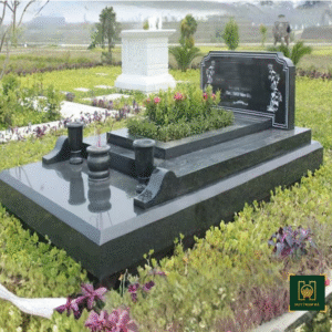 Mẫu Mộ Đá Granite Tam Cấp Nguyên Khối Giật Cấp Md21 Lăng Mộ Đá Thanh Hóa