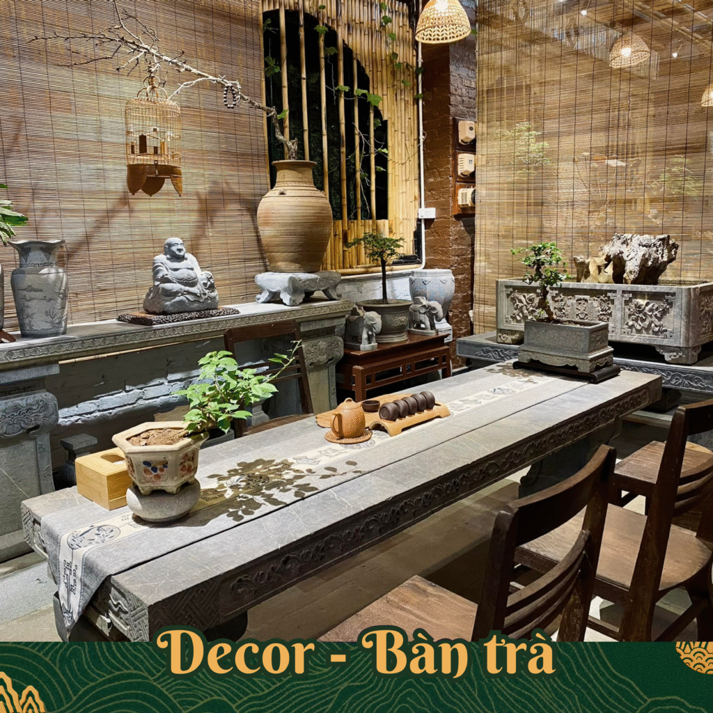 Bể Đá Decor Bàn Trà - Huy Trạm Đá Mỹ Nghệ