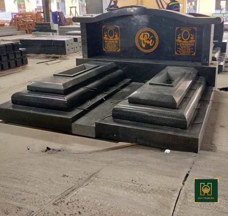 Mẫu Mộ Đôi Granite - Lăng Mộ Đá Thanh Hóa