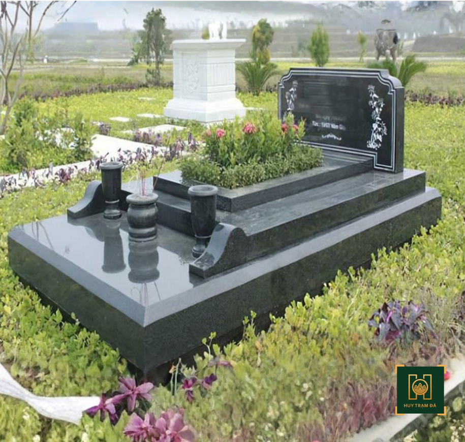 Mẫu Mộ Đá Nguyên Khối Granite Có Ngai MD22 - Lăng Mộ Đá Thanh Hóa.png