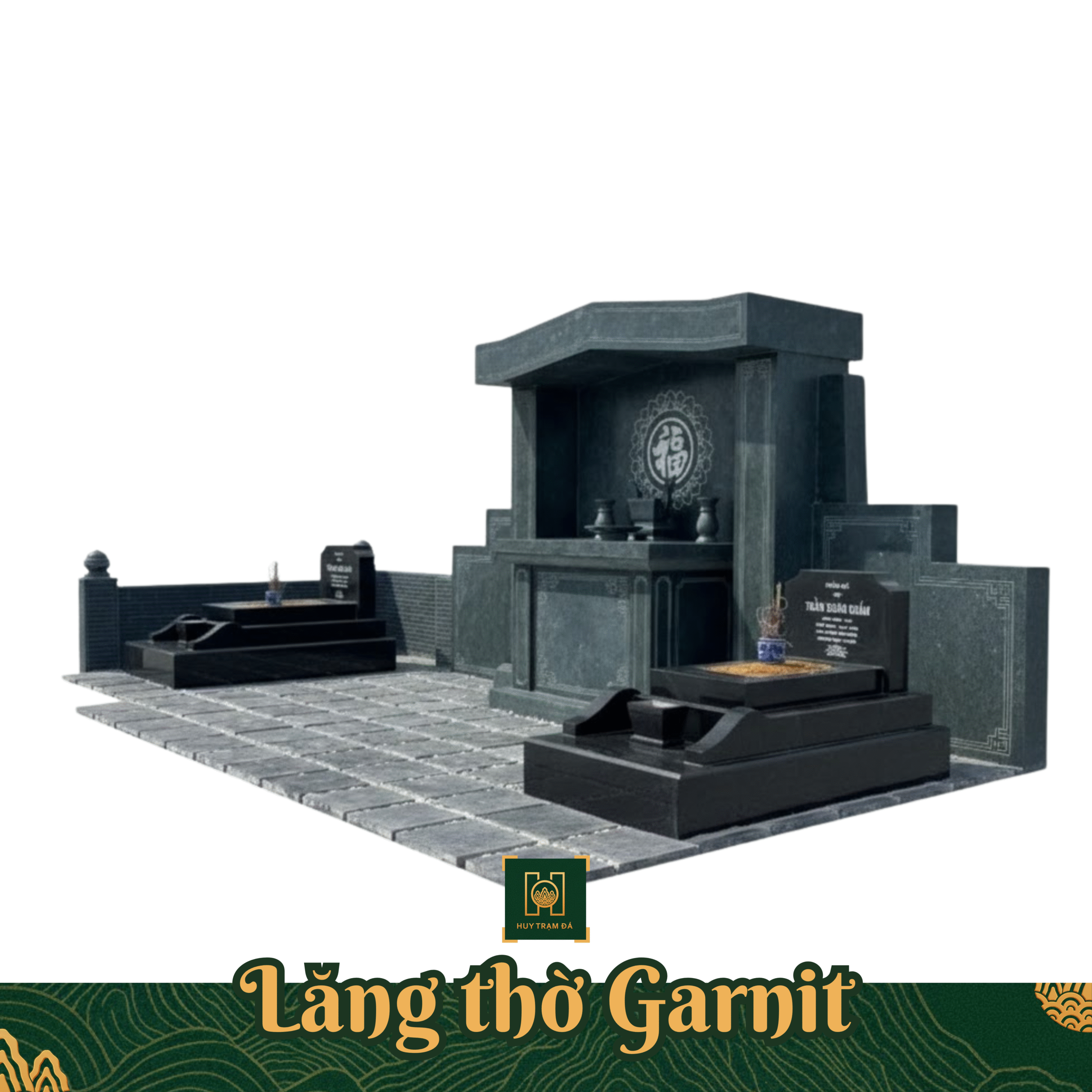 Mẫu Khu Lăng Mộ Đá Xanh Rêu Thanh Hóa - Báo Giá Mộ Đá Xanh Rêu Thanh Hóa Mới Nhất