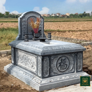 Mẫu Mộ Đá Ngai Cách Tân MD10 - Lăng Mộ Đá Thanh Hóa