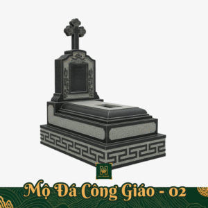 Mộ Đá Công Giáo Tam Cấp MD15 - Lăng Mộ Đá Thanh Hóa