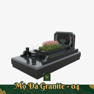 Mộ Đá Nguyên Khối Granite Có Ngai MD22 - Lăng Mộ Đá Thanh Hóa