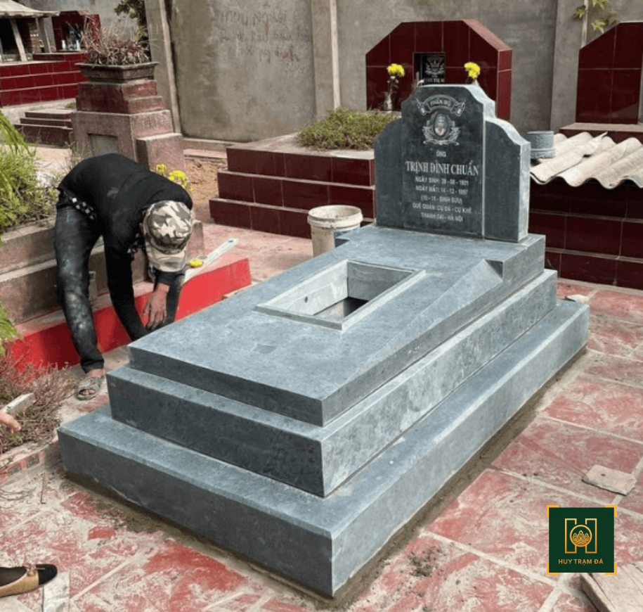 Mộ Đá Tam Cấp MD04 – Thiết Kế Thi Công Đá Mỹ Nghệ Theo Yêu Cầu