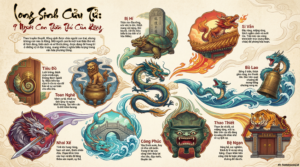 9 Con Của Rồng Và Câu Chuyện Truyền Thuyết Long Sinh Cửu Tử