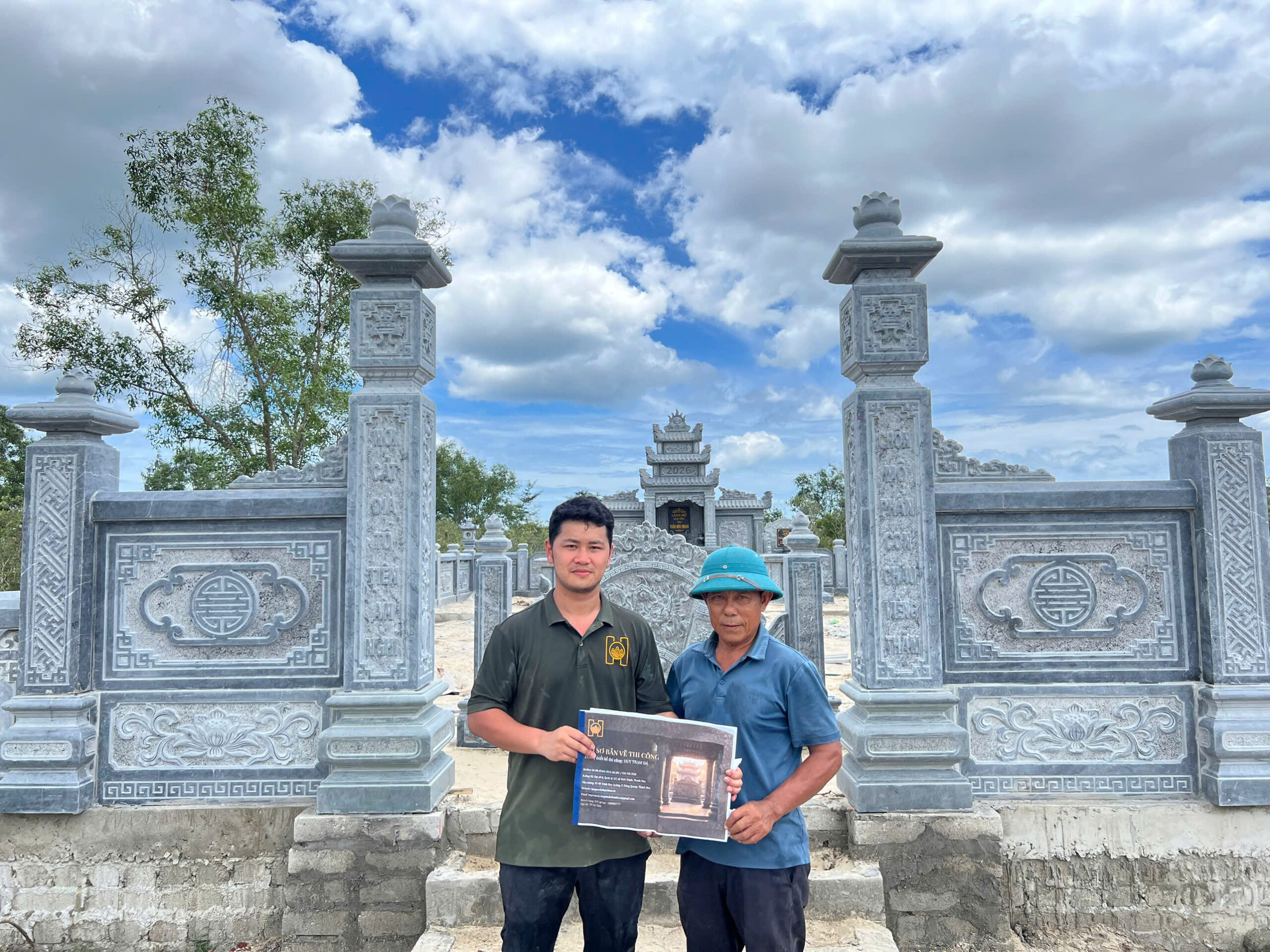 Thi Công Lắp Đặt Lăng Mộ Đá Tại Thanh Hóa – Thiết Kế Khu Lăng Mộ Đá Chuẩn Phong Thủy Từ Xưởng Đá Mỹ Nghệ